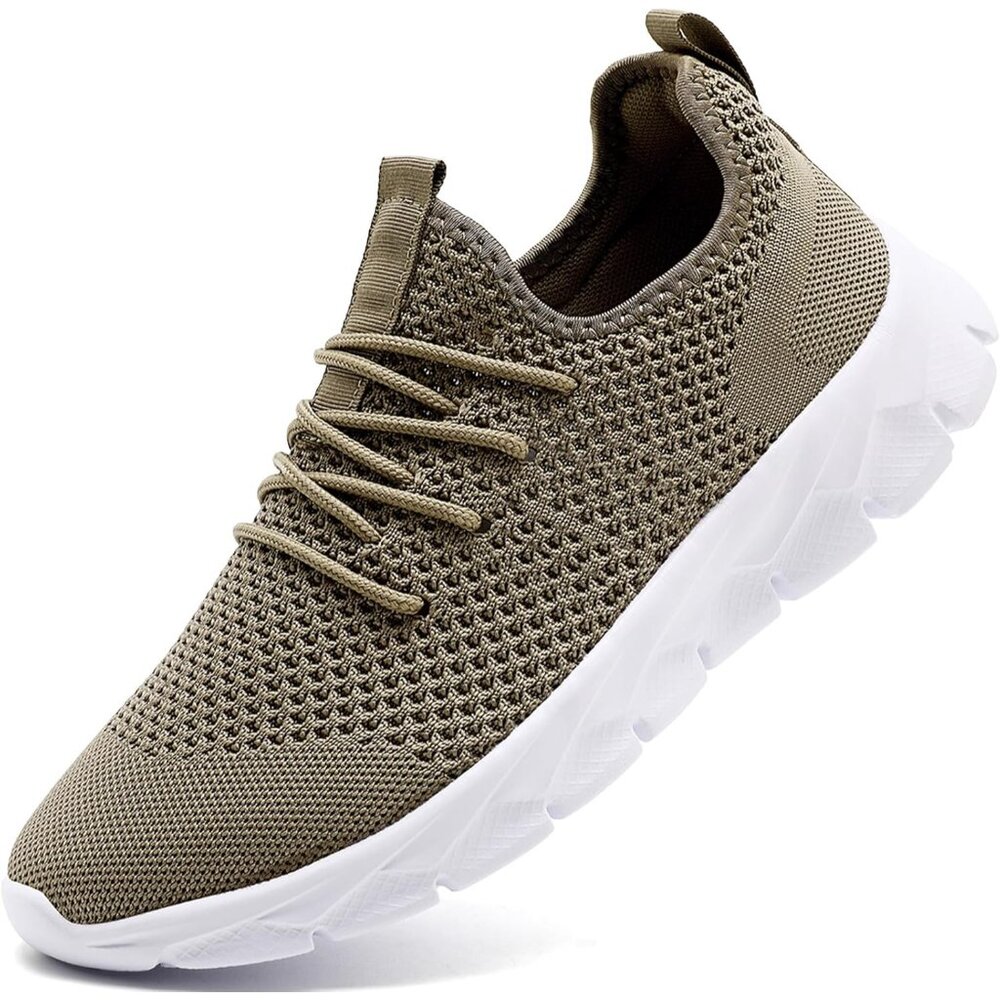 ⚡Mens Brown Running Fashion Tennis Walking‎ Lightweight Athletic Sneakers